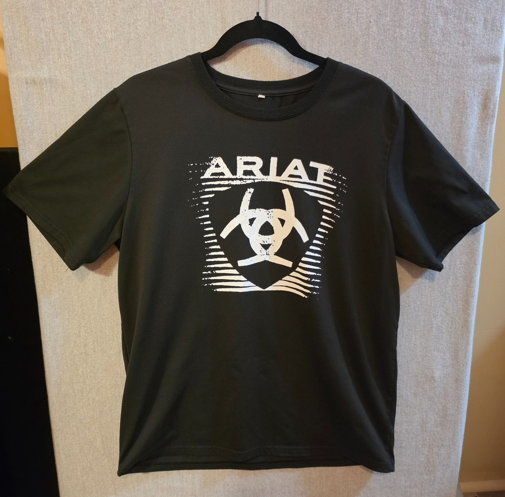 Ariat Men’s Medium Graphic Short Sleeve T-Shirt, Black