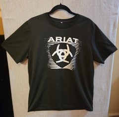 Ariat Men’s Medium Graphic Short Sleeve T-Shirt, Black