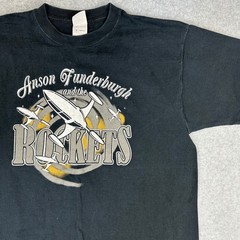 90s Anson Funderburgh & the Rockets T-Shirt Black XL Fruit of the Loom Lofteez