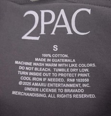 Tupac 2Pac All Eyez On Me Graphic T-Shirt Womens Size Small 100% Cotton NWT