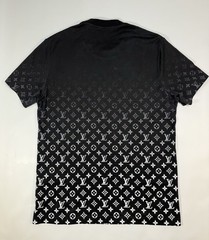 Louis Vuitton Monogram Gradient T-Shirt Black White Size M Italy #6