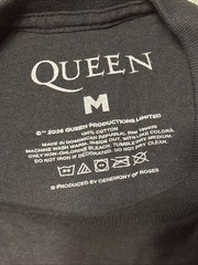 NEW OFFICIAL LICENSED QUEEN BAND FREDDIE MERCURY WE WILL ROCK YOU T Shirt Mens M