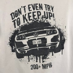 Ford Mustang Shelby GT Double Sided Graphic Car T-Shirt Indie Streetwear Large