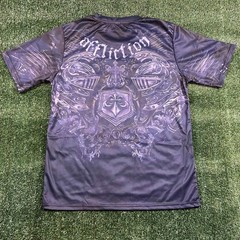 Affliction/Xtreme Couture Style Black Graphic Shirt Gothic y2k skater Tee XS-6XL