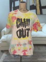 Chill Out Tie-Dye Graphic T-Shirt