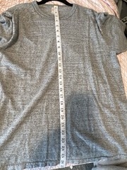 Whitesville Quali-T Heavyweight Gray Cotton Short Sleeve T-Shirt Size XL