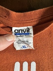 UT Austin “Operation Turkey “ Volunteer T-shirt Meals On Wheels Anvil XL Orange