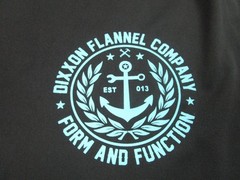 Dixxon Flannel Company Shirt Mens Large Black Long Sleeve Hold Fast Anchor