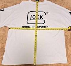 Glock Shooting Sports T shirt Men’s 2XL White Long Sleeve USA AUSTRIA Pistol Tee