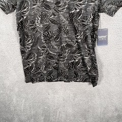 Trademark Company 81 Shirt Adult Medium Gray Black Preppy Casual Aloha Beach