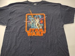 Star Wars a new Hope T-shirt 3XXXL 32″ Inches Length By 27″ Width Blue