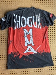 Y2K Vtg SHOGUN Mauricio Rua MMA T-Shirt All Over Print Samurai UFC DFC Bad Boy