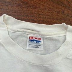 Vintage Human-i-Tees T Shirt World Peace Single Stitch XL White 90s Y2K Original