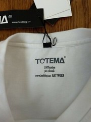 NWT RARE TEEBLOG TOTEMA Graphic Men Tee Shirt 3XL White Puzzle Pieces Blue Man