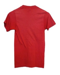 Vintage Panasquutos Pop Warner Red T-Shirt Size Small runs smaller Used As-Is