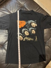 Vintage Y2K The Beatles Rubber Soul Album Cover M T-shirt