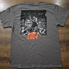 Springsteen E Street Band Shirt Mens Large Gray 2024 On Tour Concert Tee