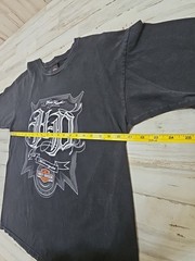 Harley Davidson Old english T-shirt World Famous Sz Large Biker Victoria Texas