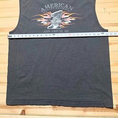 Vintage Y2K Harley-Davidson Ann Arbor Michigan Biker Pocket Muscle Shirt USA 2X