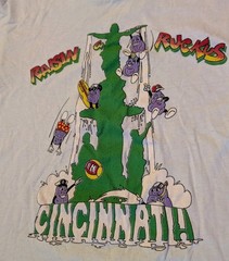 California Raisin Raisin Ruckus Cincinnati Vintage Single Stitch T Shirt Size XS