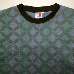 Vintage Alpha Romeo Short Sleeve Pattern Tshirt Size 12 US XSmall