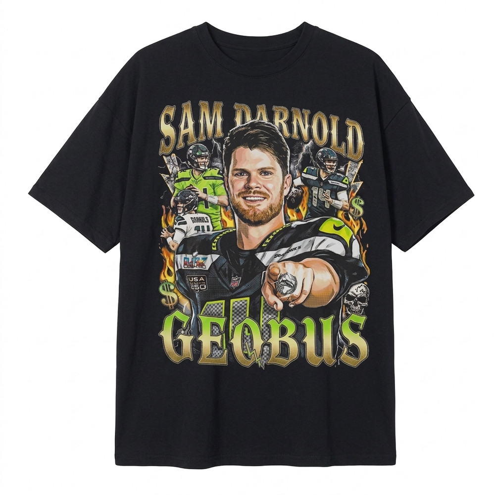Sam Darnold “Geqbus” Vintage T-Shirt Gift for Women and Man Shirt Unisex Tee Spo
