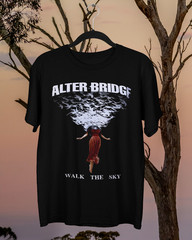 Rare Alter Bridge Walk The Sky Short Sleeve Black T Shirt S to 5XL Gift