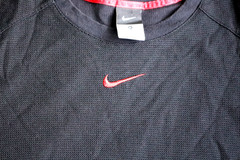 Nike Kobe Long Sleeve Thermal Shirt Mens XL Black Red Swoosh Basketball Waffle