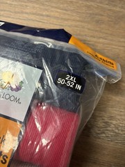 FRUIT Of the LOOM Mens 4 A-Shirts Multi-Colored Pack Tank Tops Ribbed Fabric 2XL