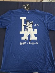 Official LA Dodgers x Hololive Night IRYS T-Shirt Size XL – Limited Edition