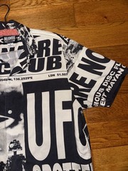 Billionaire Boys Club Men UFO Short Sleeve Woven Shirt White Small