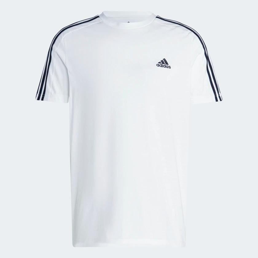 ADIDAS 3STR T-SHIRT – WHITE/BLACK – IC9336