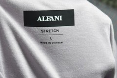 Alfani Mens T-Shirt New XL Light Purple Crew Neck Long Sleeve Stretch Basic Knit