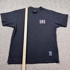 Levi’s 501 Vintage On The Fly Graphic T-Shirt Black Men’s Size Small