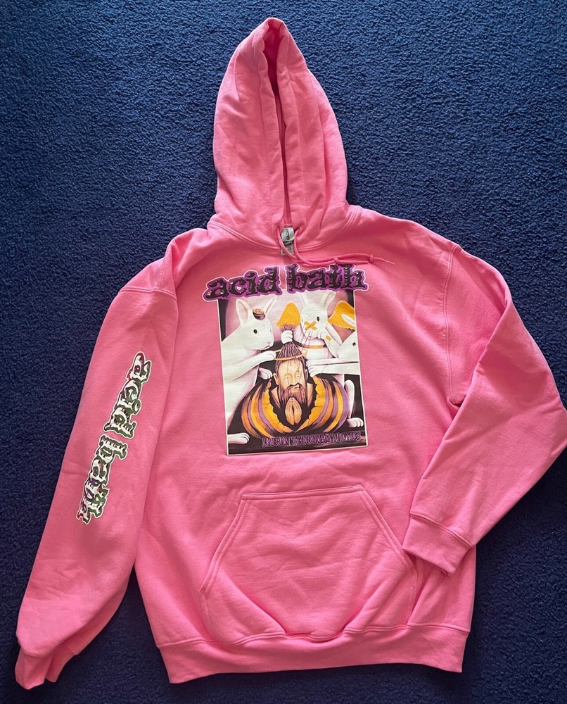 ACID BATH – PAEGAN TERRORISM TACTICS – Hoodie Azalea Pink OFFICIAL