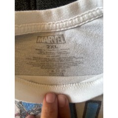 Marvel Comics Graphic T-Shirt Mens 2XL White Avengers Spider-Man Hulk Thor Tee
