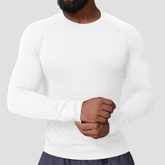 Men’s Long Sleeve Sports T-Shirt Classic Casual Slim Round Neck Shirts