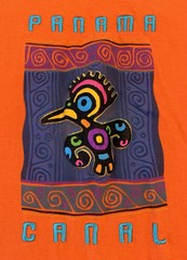 Princess Cruise Panama Canal Souvenir Shirt Men’s XXL Bright Orange Festive
