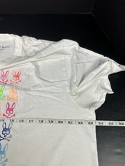 Psycho Bunny Barbon Graphic Tshirt With Rainbow Skull Sz 8 Robert Godley Fashion