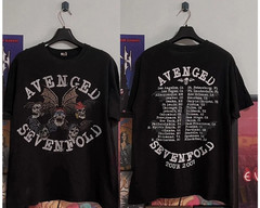 VTG 2007 Avenged 1Sevenfold A7X US Tour Shirt S-5XL