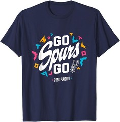 Go Spurs Go Basketball Season Game Day Basketball Fan T-Shirt
