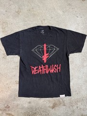 Rare Deathwish / Diamond Supply Co. Collab Skateboard T-Shirt Medium