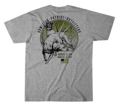 Howitzer Style Men’s T-Shirt No Where To Hide Military Grunt MFG
