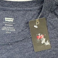 NWT Levi’s Standard Men’s Graphic Tee Small Navy Copper Riveted 1873 MSRP $24.50
