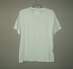 True Religion Metallic Gold Spellout Logo White Shirt Men’s Adult Large L