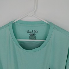Salt Life Men’s XXL Green Graphic Print Long Sleeve Pocket T-Shirt