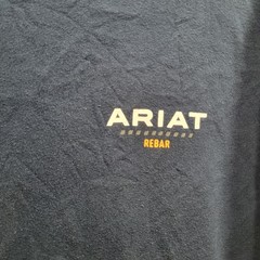 Ariat Men’s Rebar Cotton Strong Logo T Shirt Short Sleeve Blue XL