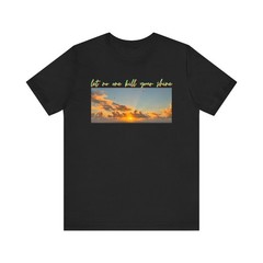 California Shine Unisex Tee, Positive Vibes T-Shirt, Sunny State Apparel, Golden