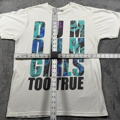 Vintage Bay Island Sportswear T-Shirt Mens Large White Dum Dum Girls Too True