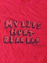 Vintage Napolean Dynamite My Lips Hurt Real Bad Shirt L XL Comedy Heder